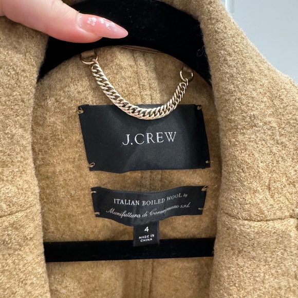 J Crew Daphne topcoat in Italian boiled wool - Picture 5 of 9